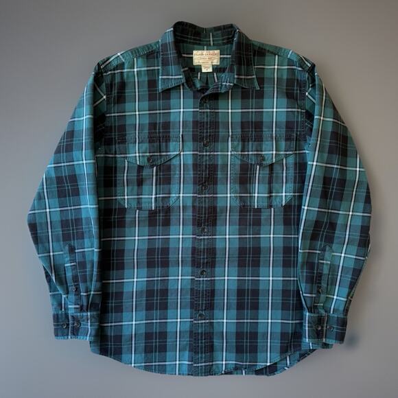 Filson Lightweight Alaskan Guide Shirt Medium Multicolor Cotton Twill Workwear - Picture 1 of 9